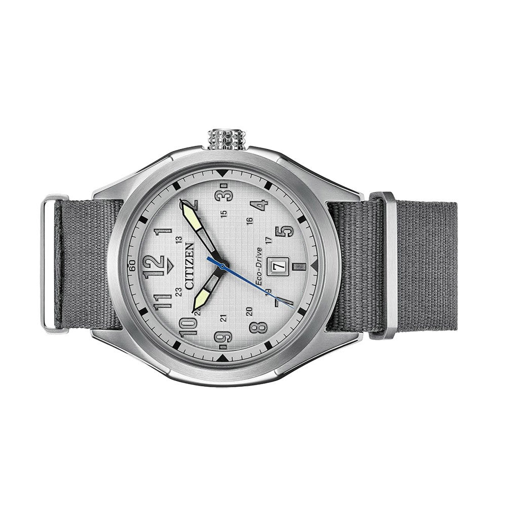 Citizen Terra Force Eco-Drive with Textured Grey Dial #AW1890-01A