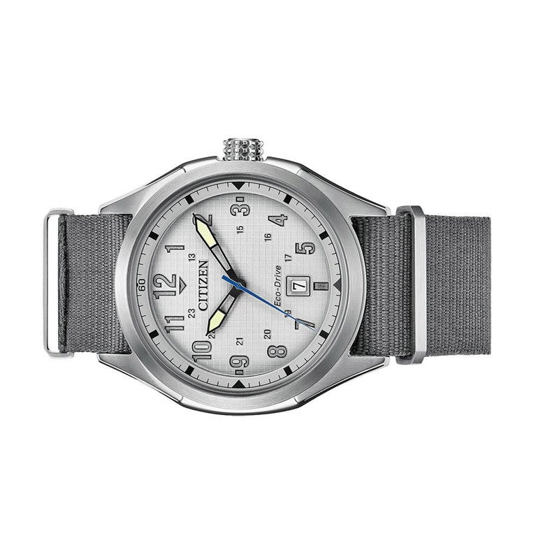Citizen Terra Force Eco-Drive with Textured Grey Dial #AW1890-01A