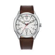Citizen Terra Force Eco-Drive with White Linen Dial #AW1890-19B