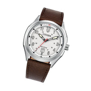 Citizen Terra Force Eco-Drive with White Linen Dial #AW1890-19B