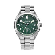 Citizen Terra Force Eco-Drive with Green Linen Dial #AW1890-51X
