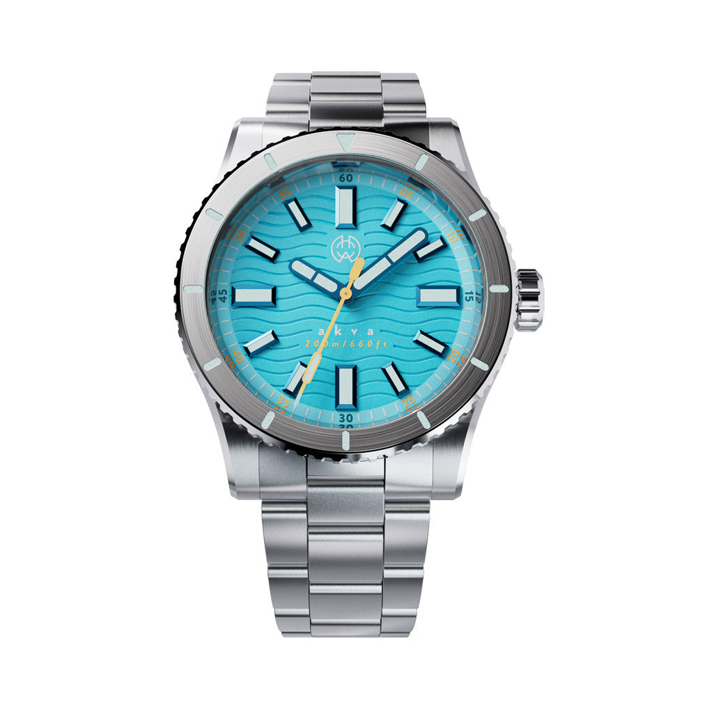 Henry Archer Akva Automatic Dive Watch with Azura Blue Dial #HAC