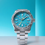 Henry Archer Akva Automatic Dive Watch with Azura Blue Dial #HAC-AKV-MZU-3LI