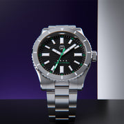 Henry Archer Akva Automatic Dive Watch with Infinity Green Dial #HAC-AKV-IFG-3LI
