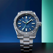 Henry Archer Akva Automatic Dive Watch with Ocean Cyan Dial #HAC-AKV-OCN-3LI
