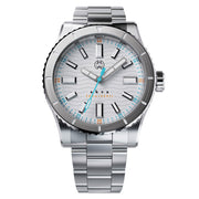 Henry Archer Akva Automatic Dive Watch with Optic White Dial #HAC-AKV-OPW-3LI zoom