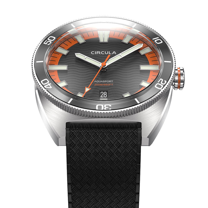 Circula AquaSport II Automatic Diver with Grey Dial #AE-ST-GS