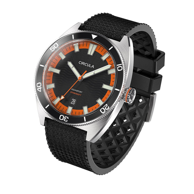 Circula AquaSport II Automatic Diver with Grey Dial #AE-ST-GS