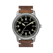 Aristo 38.5mm Swiss Automatic Vintage Aviator Watch with Sapphire Crystal #5H100