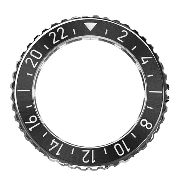 Formex Stainless Steel Bezel with Black Ceramic Insert for Formex REEF GMT #BEZ-2200-221 bezel