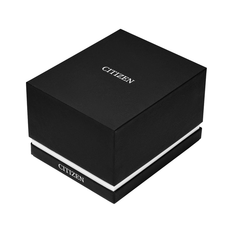 Citizen Addysen Classic Steel Watch with Black Dial #BJ6570-50E