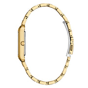 Citizen Addysen Classic Goldtone Watch with Sunburst Red Dial #BJ6572-54X