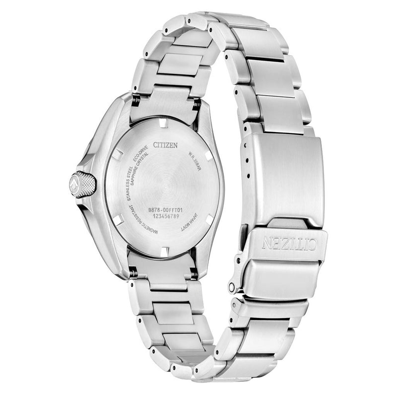 Citizen Eco-Drive Promaster Land GMT Watch with Red Dial #BJ7150-50W