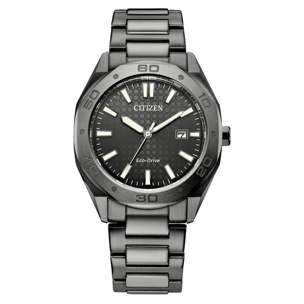 Citizen Eco-Drive Weekender Sport Gray-Tone with Black Dial #BM7637-81H