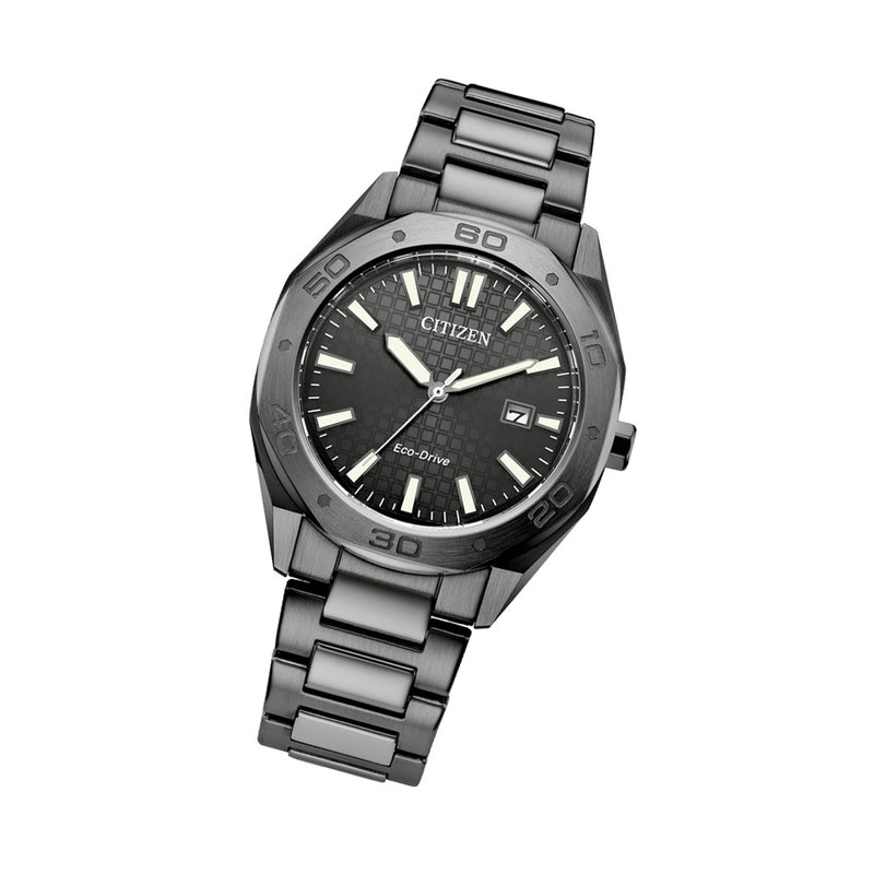 Citizen Eco-Drive Weekender Sport Gray-Tone with Black Dial #BM7637-81H