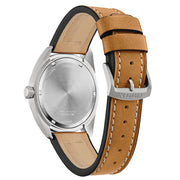 Citizen Eco-Drive Garrison Titanium Watch with Green Dial and Leather Strap #BM8560-02X back
