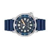 Citizen Eco-Drive Promaster Dive Watch with Blue Dial and Rubber Strap #BN0151-09L