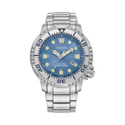 Citizen Promaster Solar Dive Watch with Light Blue Dial #BN0165-55L