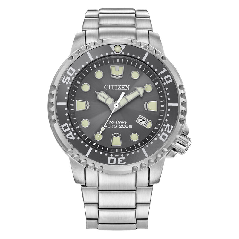 Citizen Promaster Solar Dive Watch with Grey Dial #BN0167-50H