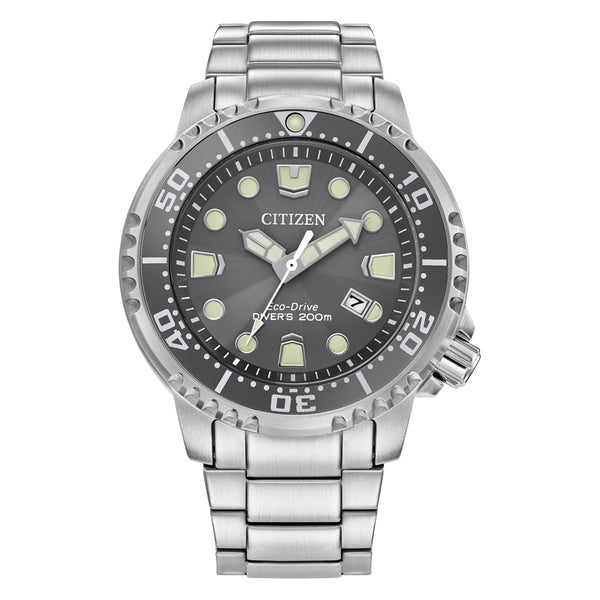 Citizen Promaster Solar Dive Watch with Grey Dial #BN0167-50H