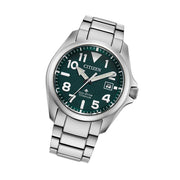 Citizen Promaster Tough Super Titanium Solar Watch with Green Dial #BN0241-59W