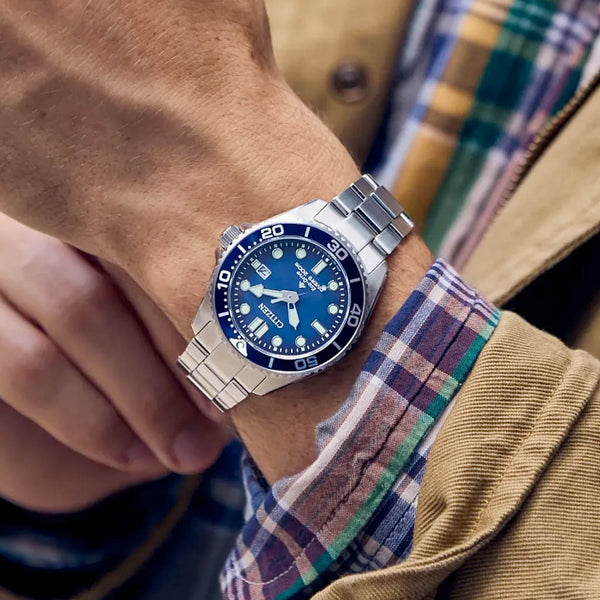 Citizen Eco-Drive Promaster Dive Watch with Blue Dial #BN0260-54L