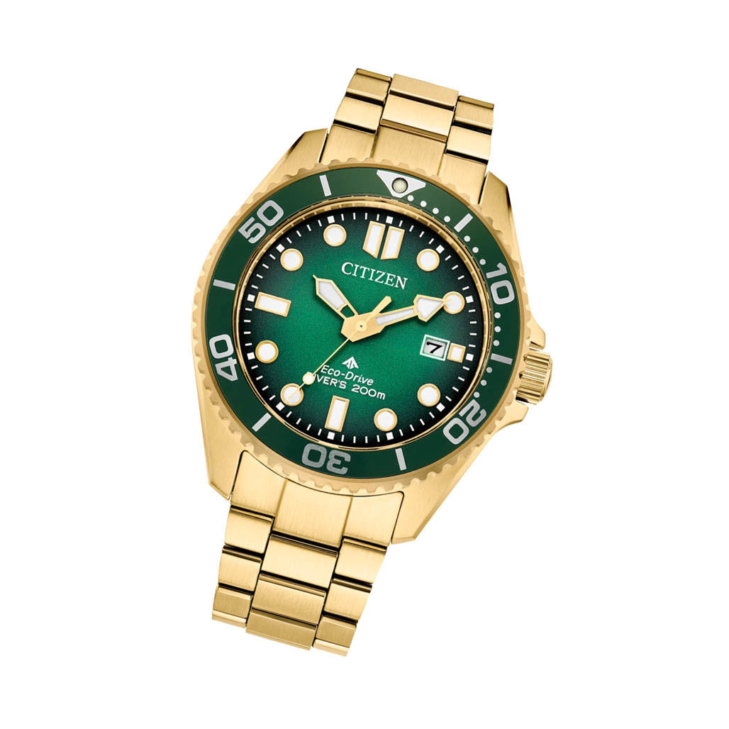 Citizen Eco-Drive Promaster Dive Watch with Green Dial #BN0262-59W