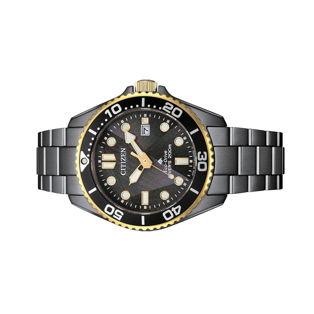 Citizen Eco-Drive Promaster Dive LIGHT in BLACK #BN0264-53E — Long