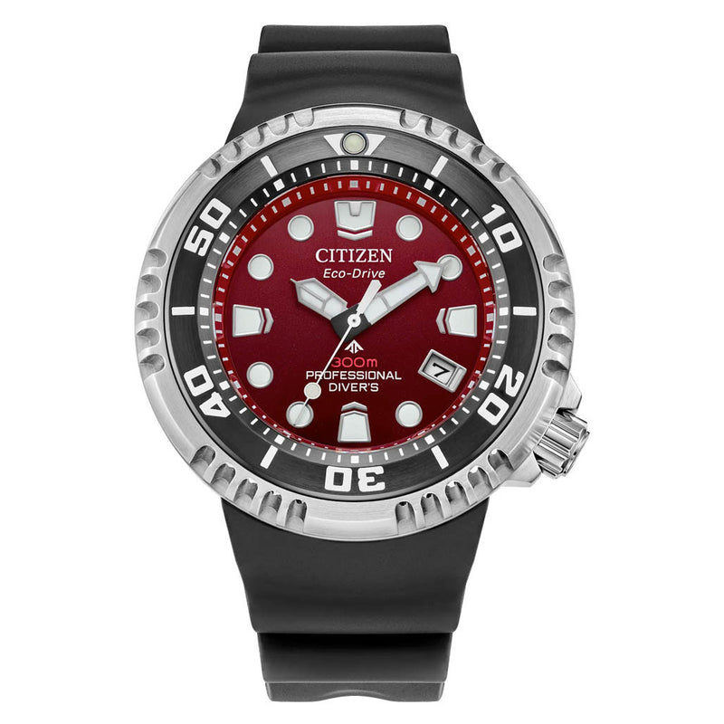 Citzen Eco-Drive Promaster Dive E365 Dive Watch with Red Dial #BN1024-01Z