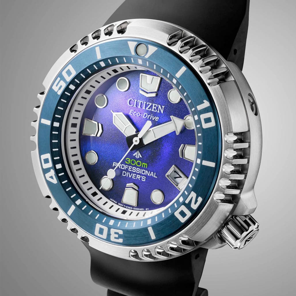 シチズン プロマスターエコドライブBN1025-08L/E365-00D6W03 Citzen Eco-Drive Promaster Dive E365 Dive Watch with Blue Dial