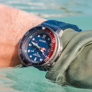 Citizen Promaster Aqualand Eco-Drive with Blue Dial and Depth Meter #BN2038-01L lifestyle