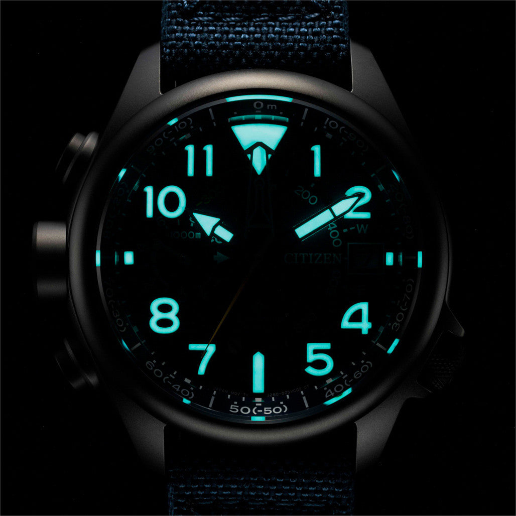 Citizen Promaster Alitchron Solar Watch with Blue Dial #BN4065-07L