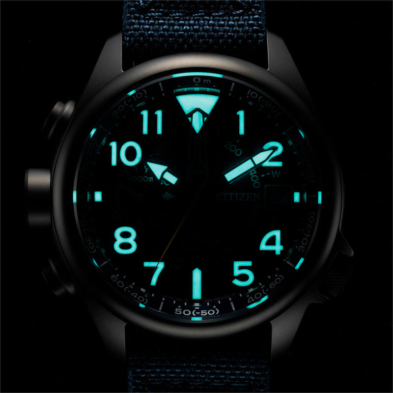Citizen Promaster Alitchron Solar Watch with Blue Dial #BN4065-07L