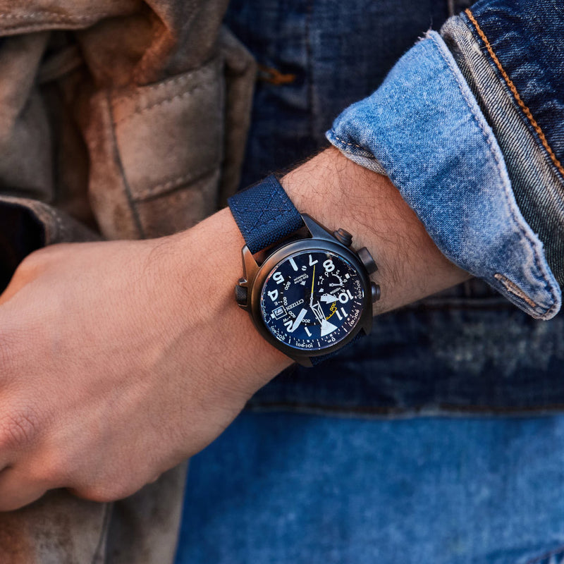 Citizen Promaster Alitchron Solar Watch with Blue Dial #BN4065-07L