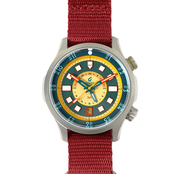 BOLDR x Worn & Wound 3XT Blue GMT Limited Edition #BOLDR-3XT-Blue