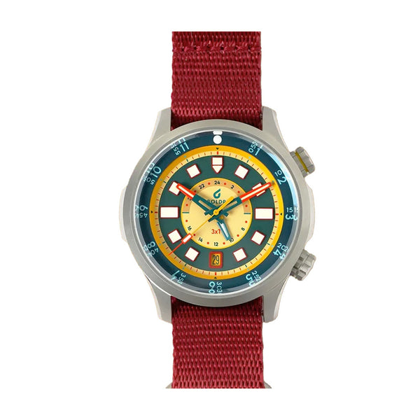 BOLDR x Worn & Wound 3XT Blue GMT Limited Edition #BOLDR-3XT-Blue