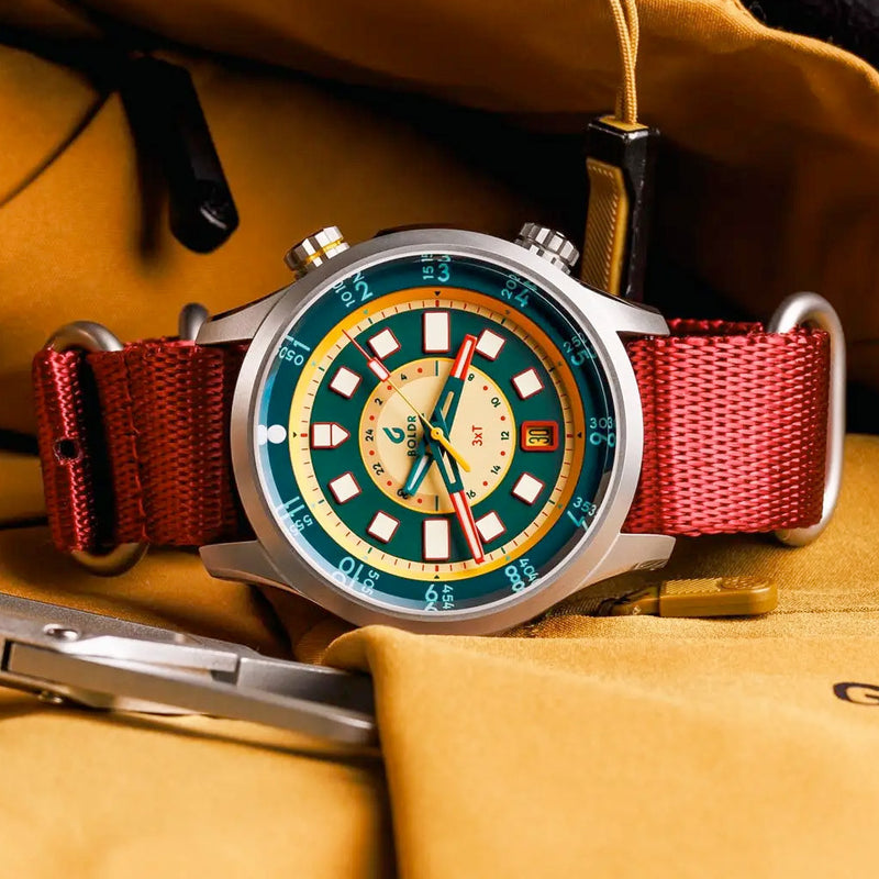 BOLDR x Worn & Wound 3XT Blue GMT Limited Edition #BOLDR-3XT-Blue