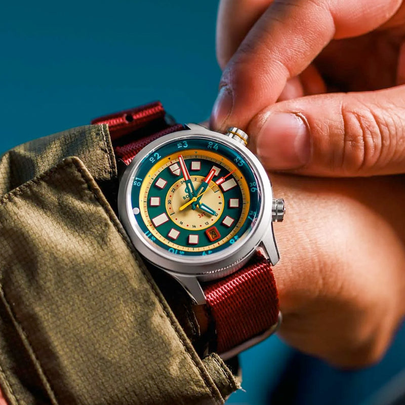 BOLDR x Worn & Wound 3XT Blue GMT Limited Edition #BOLDR-3XT-Blue