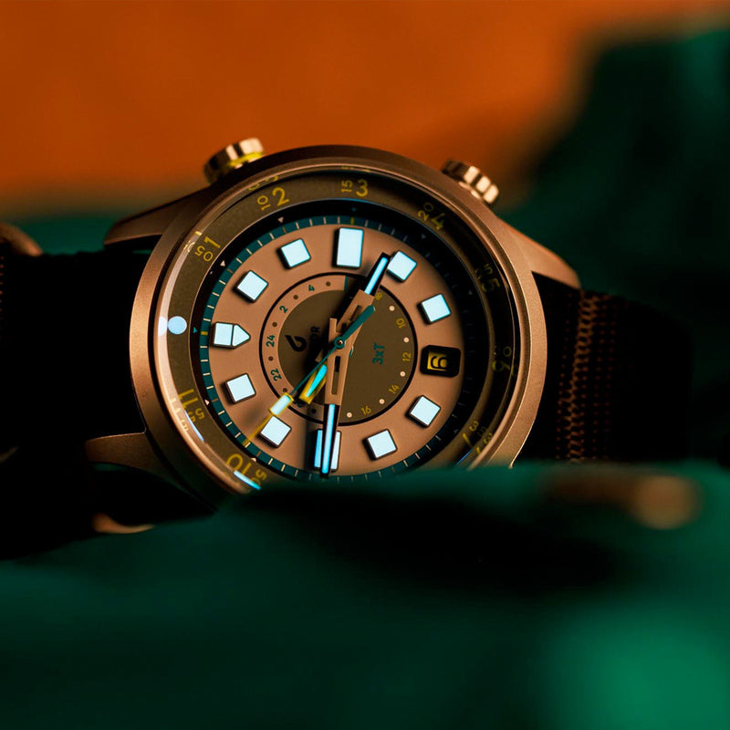 BOLDR x Worn & Wound 3XT Grey GMT Limited Edition #BOLDR-3XT-Grey