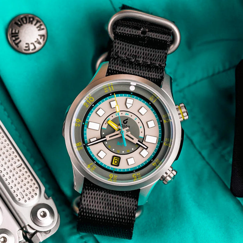 BOLDR x Worn & Wound 3XT Grey GMT Limited Edition #BOLDR-3XT-Grey