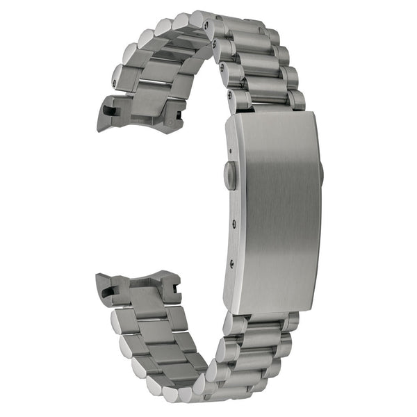 Islander Bracelet for Bulova 45mm Polished Lunar Pilot Models on Strap #BRAC-108