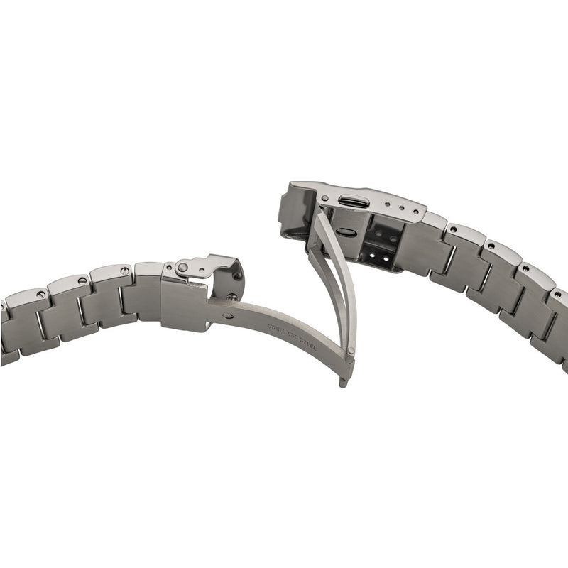 Islander 20mm Brushed Solid-Link Watch Bracelet for Seiko Monster #BRAC-114