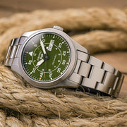 Islander 20mm Brushed Bracelet for Seiko 39.4mm SRPH29 Field Watch #BRAC-119