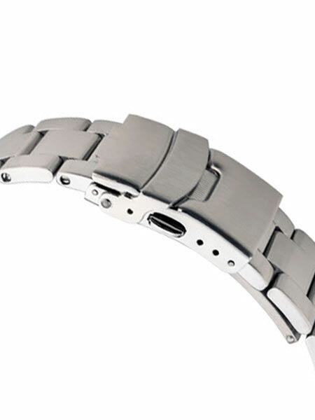 Islander 22mm Brushed Solid-Link Watch Bracelet for Orient Kamasu #BRAC-25