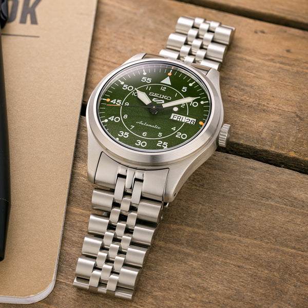 Islander 20mm Brushed and Polished Bracelet for Seiko 39.4mm SRPH29 Field Watch #BRAC-120