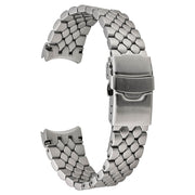 Islander 20mm Brushed Scales Bracelet for Citizen Promaster Quartz Dive Watch #BRAC-126