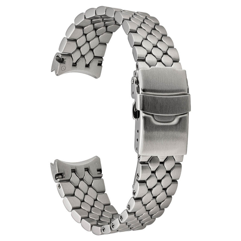 Islander 20mm Brushed Scales Bracelet for Citizen Promaster Quartz Dive Watch #BRAC-126