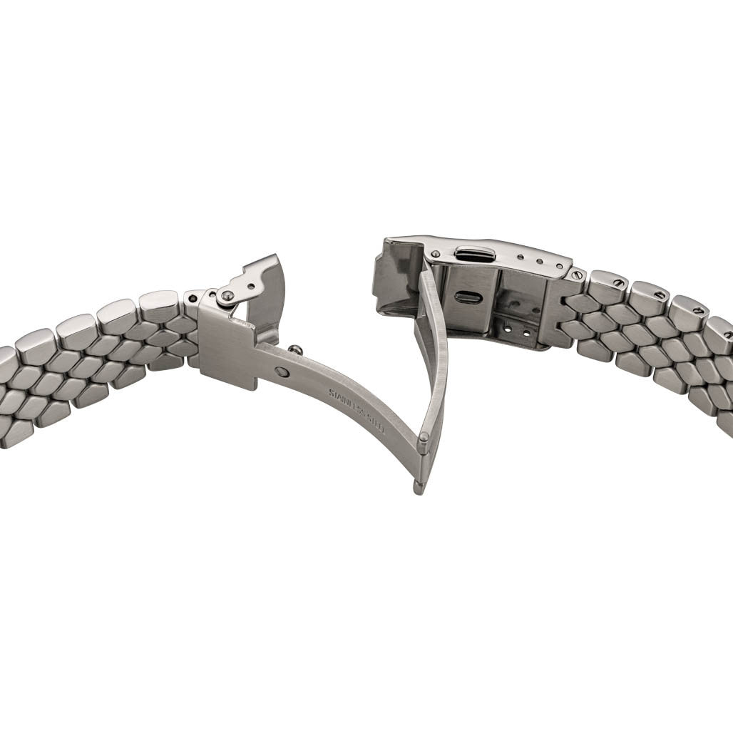 Islander 20mm Brushed Scales Bracelet for Citizen Promaster Quartz