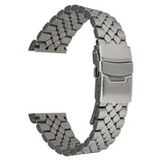 Islander 20mm Brushed and Polished Scales Bracelet for Citizen Automatic Promaster Dive Watch #BRAC-127