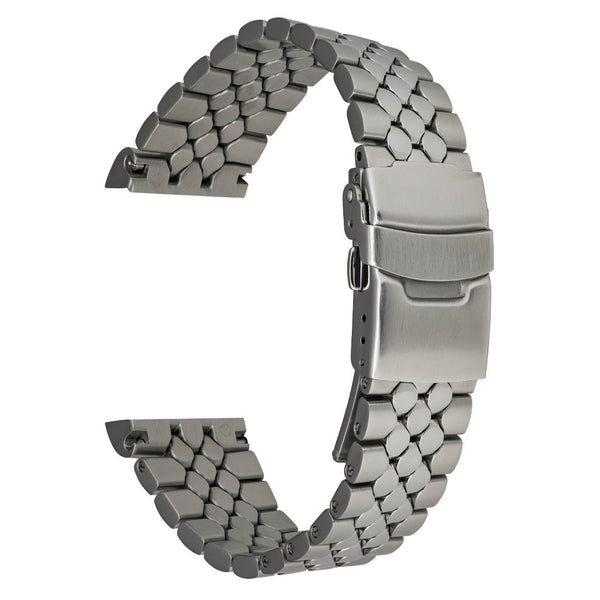 Islander 20mm Brushed and Polished Scales Bracelet for Citizen Automatic Promaster Dive Watch #BRAC-127